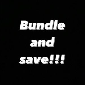 Bundle and get big discounts!!!